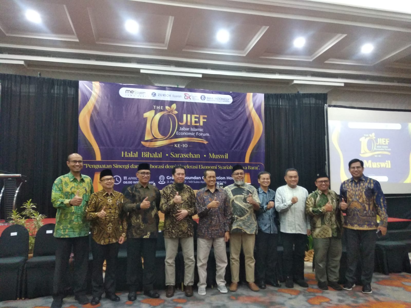 JIEF X dan MUSWIL VI MES Jabar Tegaskan Arah Ekonomi Hijau, Harry Maksum Lanjutkan Kepemimpinan